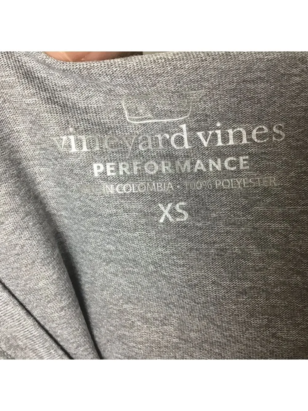 VINEYARD Vines Performance Tee in Gray - Picture 5 of 6